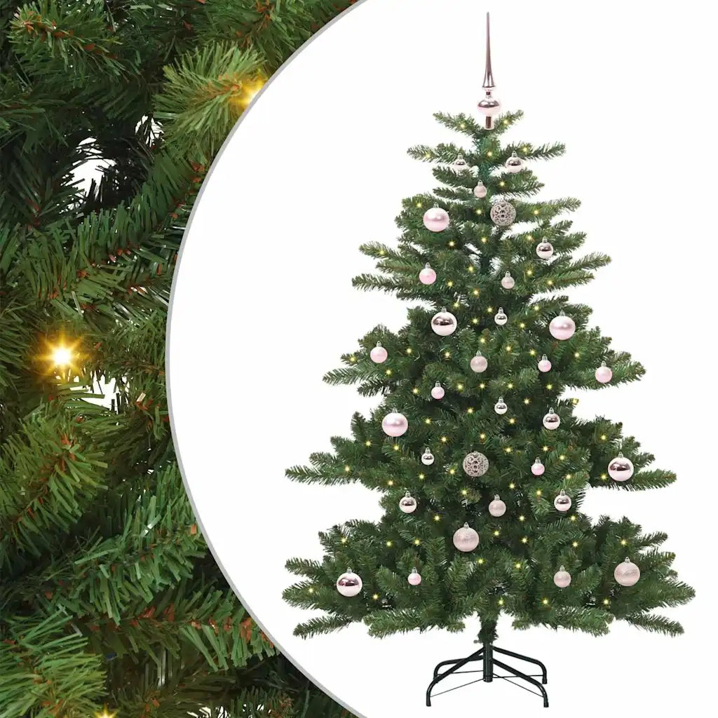 Albero di Natale Artificiale con Rami Pieghevoli Verde 150 cm 3397655