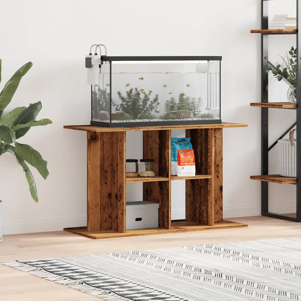 Supporto Acquario 100x40x60cm in Legno Multistrato Legno Antico CFW1487500