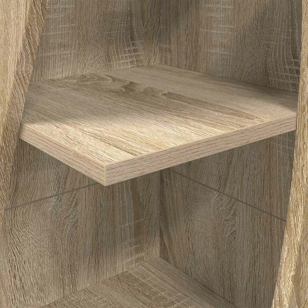 Mobile angolare Rovere Sonoma 32x32x140cm Legno multistrato