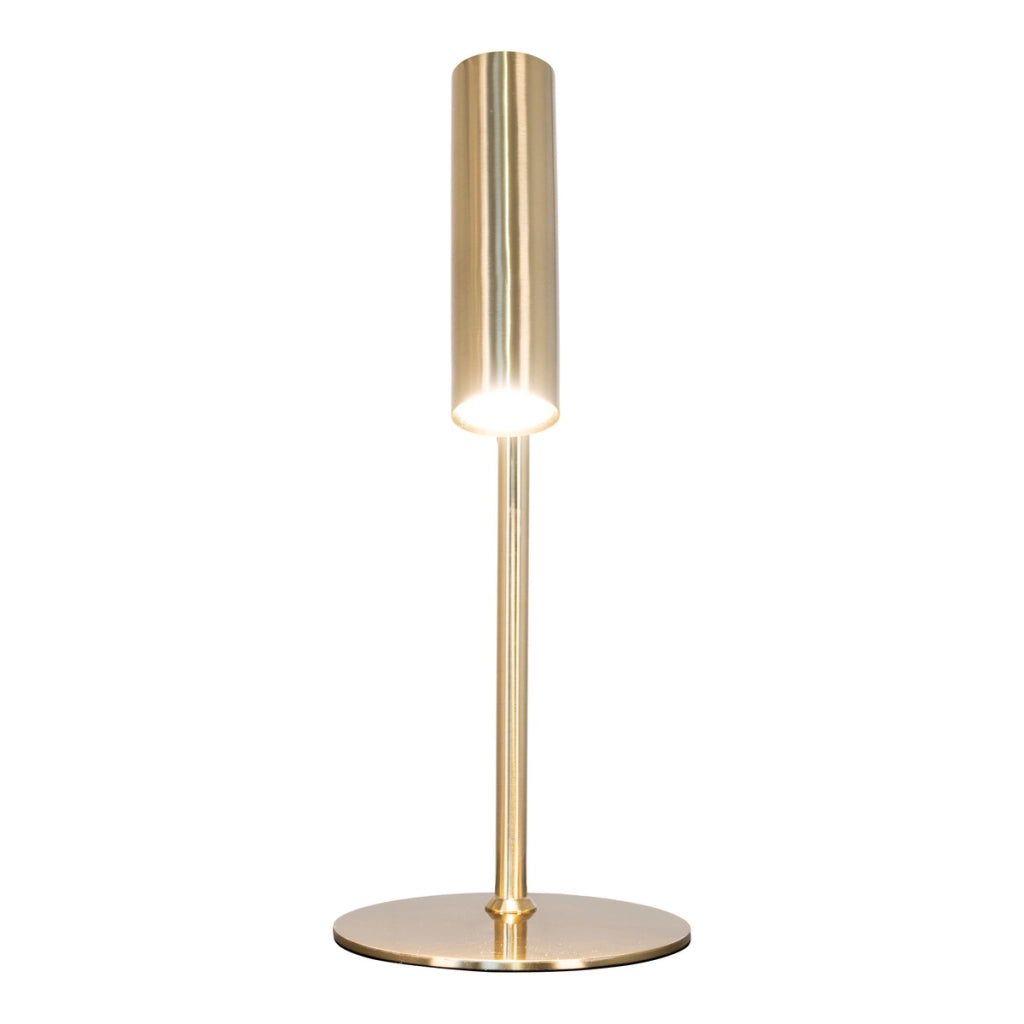 Lampada da tavolo Paris in acciaio ottone orientabile