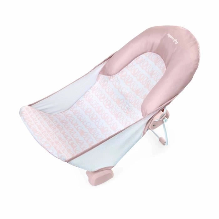 INGENUITY Seggiolino da bagno pieghevole per bambina, rosa