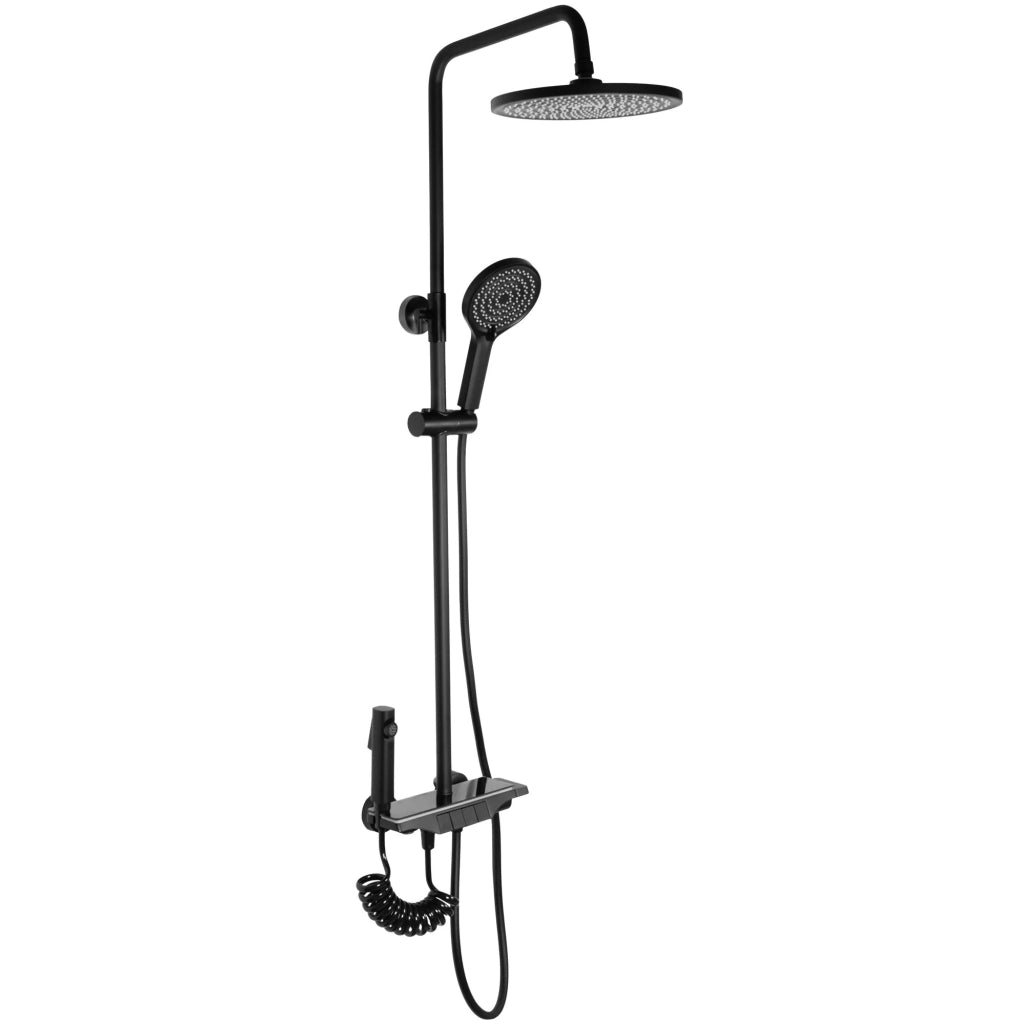 Set Doccia Rea Savio Led Black