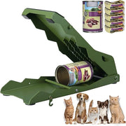 Tin Puncher con Pedale 85g-500g, Frantumatore di Latta con Disegno a Coccodrillo Biologico