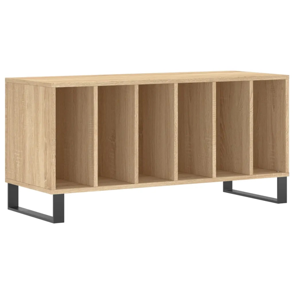 Mobile Porta Dischi Rovere Sonoma 100x38x48cm Legno Multistrato CFW7975495