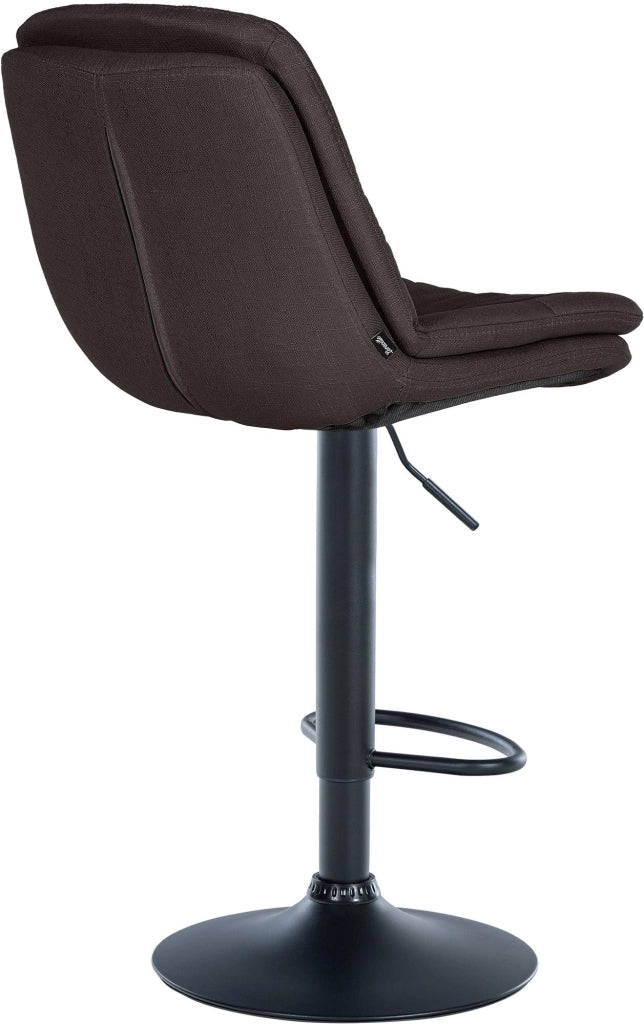 Barhocker Laurel Stoff schwarz