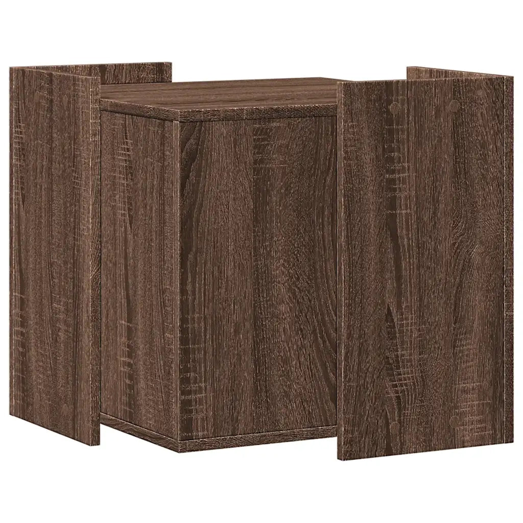 vidaXL Recinto Lettiera Gatti Rovere Marrone 53x53x51 cm in Truciolato