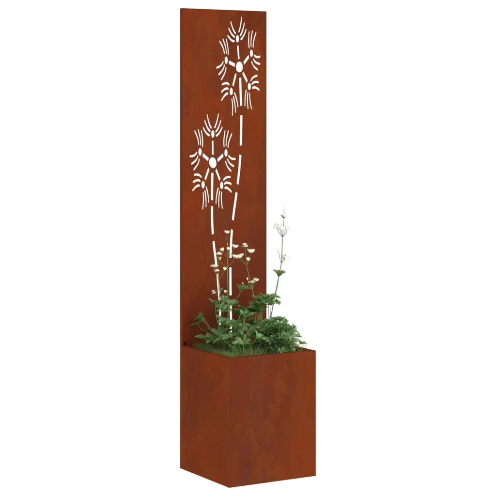 Schermo per privacy in giardino Ruggine 32 x 32 x 150 cm CFW9353841