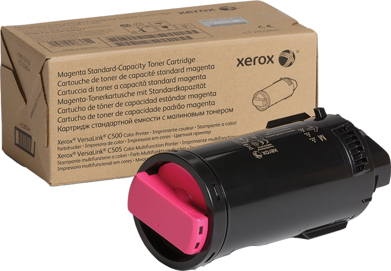 Xerox Cartuccia toner Magenta a Capacità standard da 2400 Pagine per Multifunzione a colori ® VersaLink® C505, Stampante a colori ® VersaLink® C500 (106R03860)