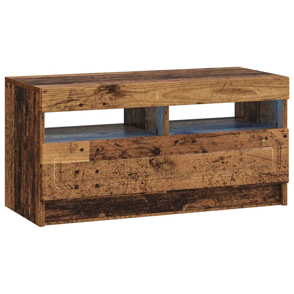 Mobile TV LED a 5 pezzi Legno antico Legno ingegnerizzato 3417012