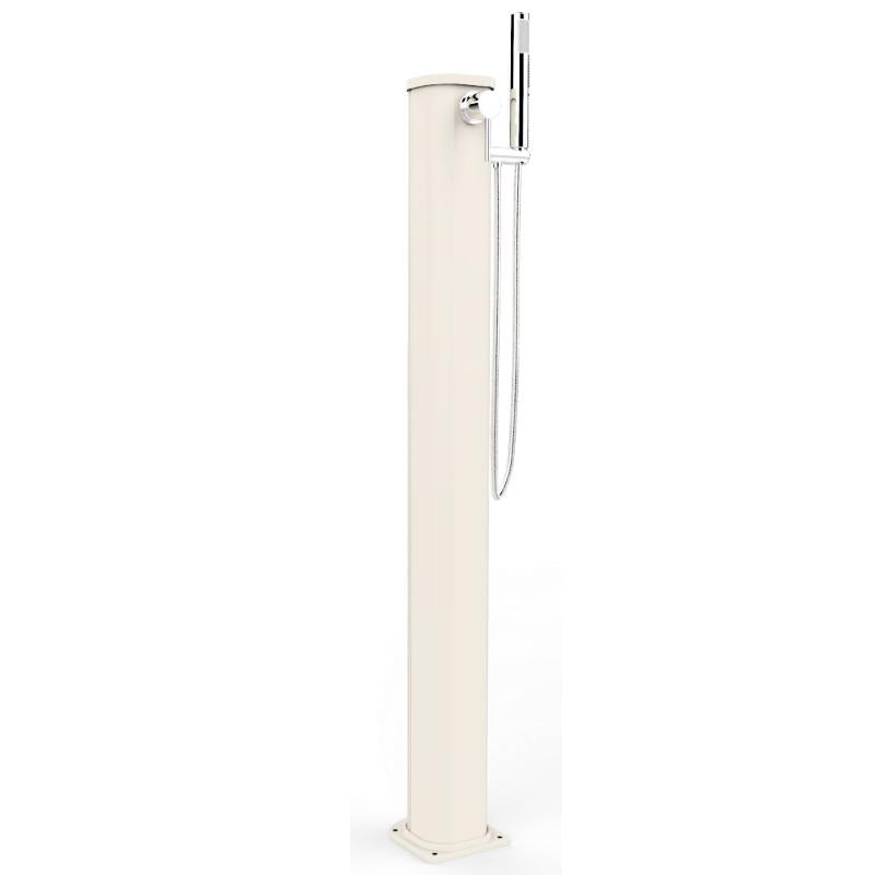 Doccia Tradizionale Jolly Go In Alluminio Con Doccetta Mobile Colore Sabbia Cv-Jg145/9001