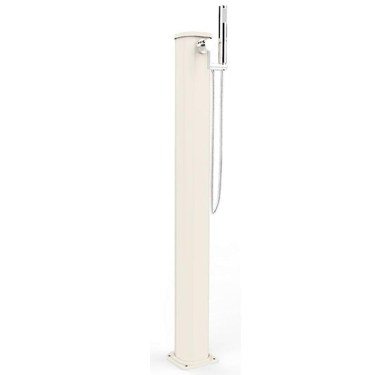 Doccia Tradizionale Jolly Go In Alluminio Con Doccetta Mobile Colore Sabbia Cv-Jg145/9001