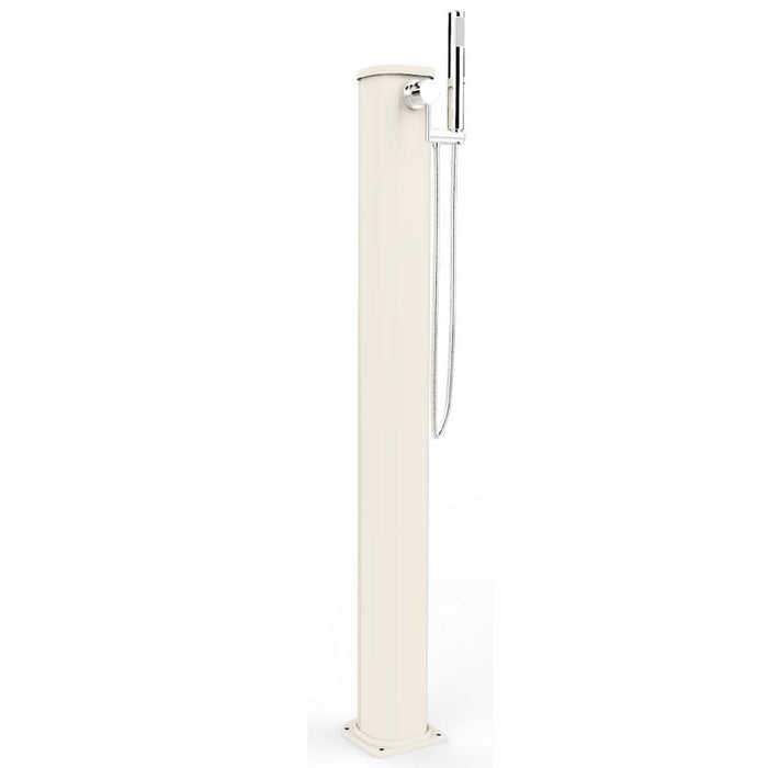 Doccia Tradizionale Jolly Go In Alluminio Con Doccetta Mobile Colore Sabbia Cv-Jg145/9001