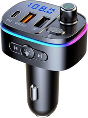 Adattatore Bluetooth plug-and-play con supporto per ricarica rapida, ricevitore audio wireless QC3.0 USB, chiamata in modalità handsfree.