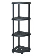 Scaffale angolare con 4 ripiani fissi - Modello Tidy 414