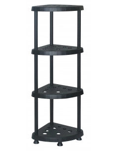 Scaffale angolare con 4 ripiani fissi - Modello Tidy 414