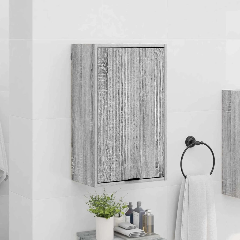 Mobile da Bagno con porta Grigio Sonoma 39 x 23,5 x 65 cm 883390