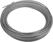 Cavo in acciaio inossidabile 4 mm - 31 m - Esterno - Navale - Cavo RVS 7 x 7 - 100ft