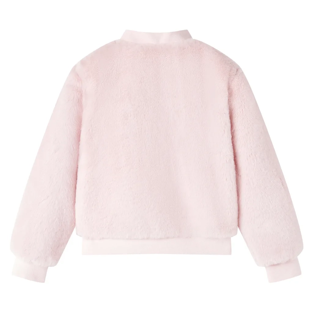 Giacca per Bambini in Pelliccia Sintetica Rosa 116 CFW1976523