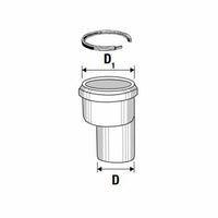 Riduzione eccentrica d.110 90 - doppia usa 20020289