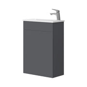 Vicco Set mobili bagno Antracite 2 parti, con lavabo