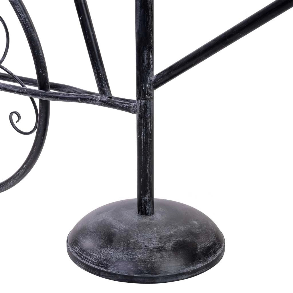 Espositivo bici in metallo con due vasche 175x29x108h cm