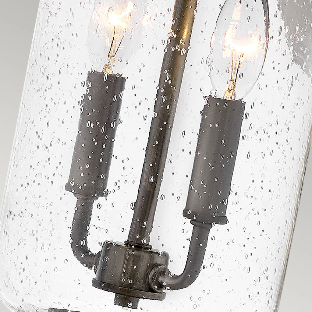 Applique esterna retrò bronzo E14 2x40W Willoughby Hinkley