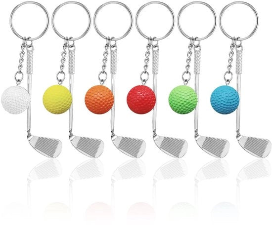 Sostegno per lechi da golf - 6 pezzi - Sostegni per lechi metallici - Sostegni da golf creativi - Duraturo - Adatto per gli appassionati di golf