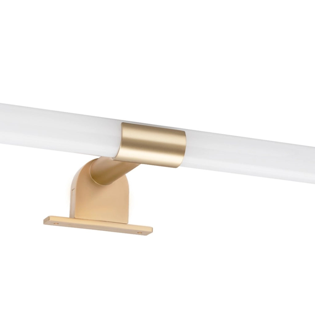Applique bagno sopra specchio moderna oro 40cm LED6W IP44