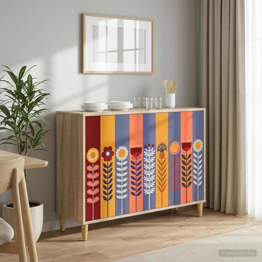 Credenza ESSEN Sonoma 102 x 33 x 75 cm Legno ingegnerizzato 8006962