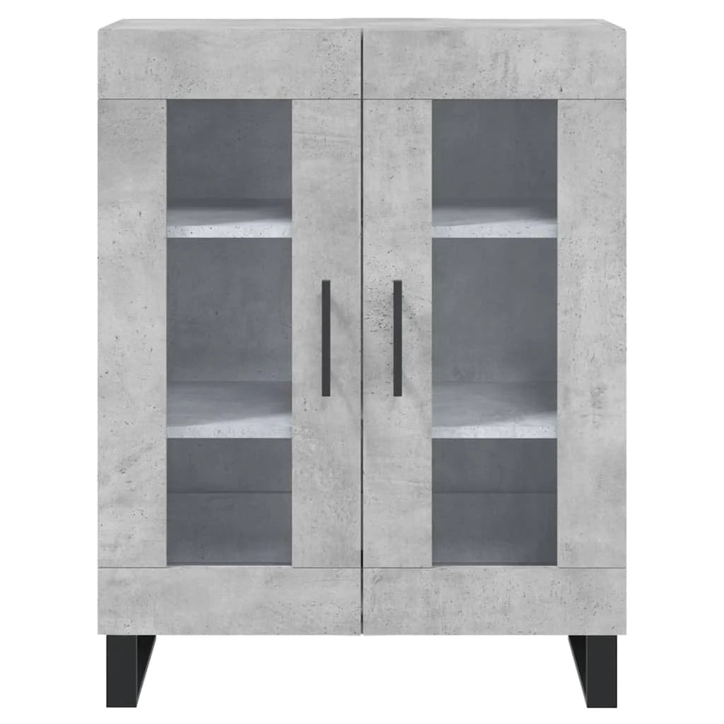 Buffet credenza cassettiera armadio mobile contenitore organizer cucina soggiorno salotto alto 695 x 34 x 180 cm legno ingegnerizzato grigio 02_0034620