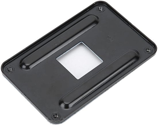 Supporto CPU in acciaio - Placca posteriore - Nero - Placca posteriore - Placca in acciaio - Alta qualità di raffreddamento - Adatto per AM4