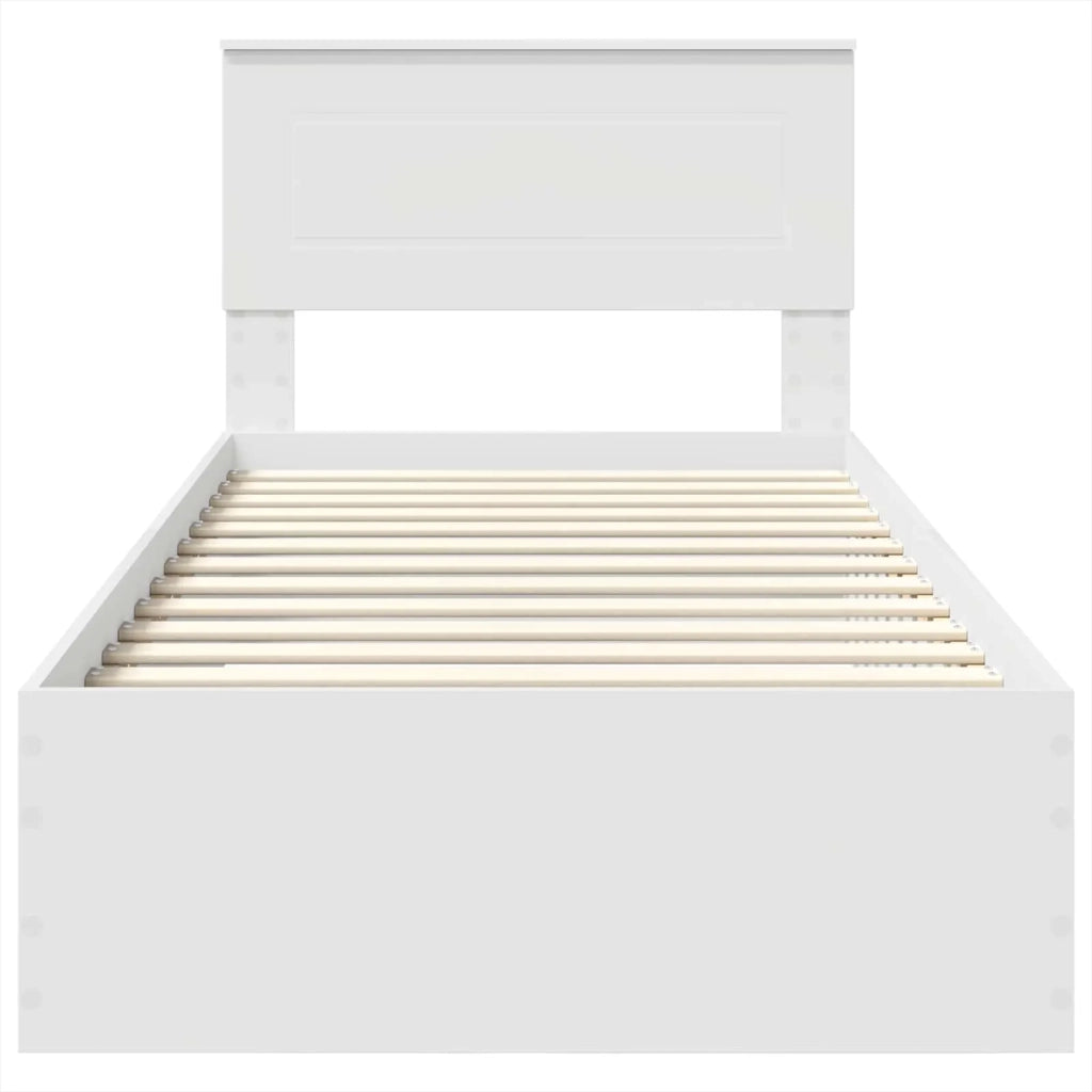 Struttura del letto Bianco 90 x 190 cm Legno multistrato 3408308
