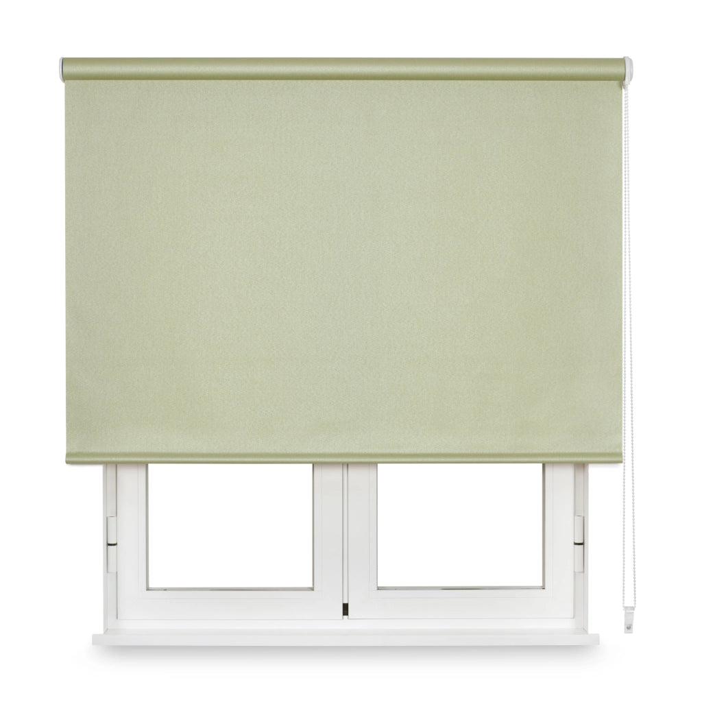 VIEWTEX Tenda a rullo traslucida Metallici Verde 105 X 190cm - Made in Europe - 5 anni di garanzia
