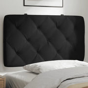 Cuscino Testiera-Cuscino per Testiera Nero 90 cm in Velluto