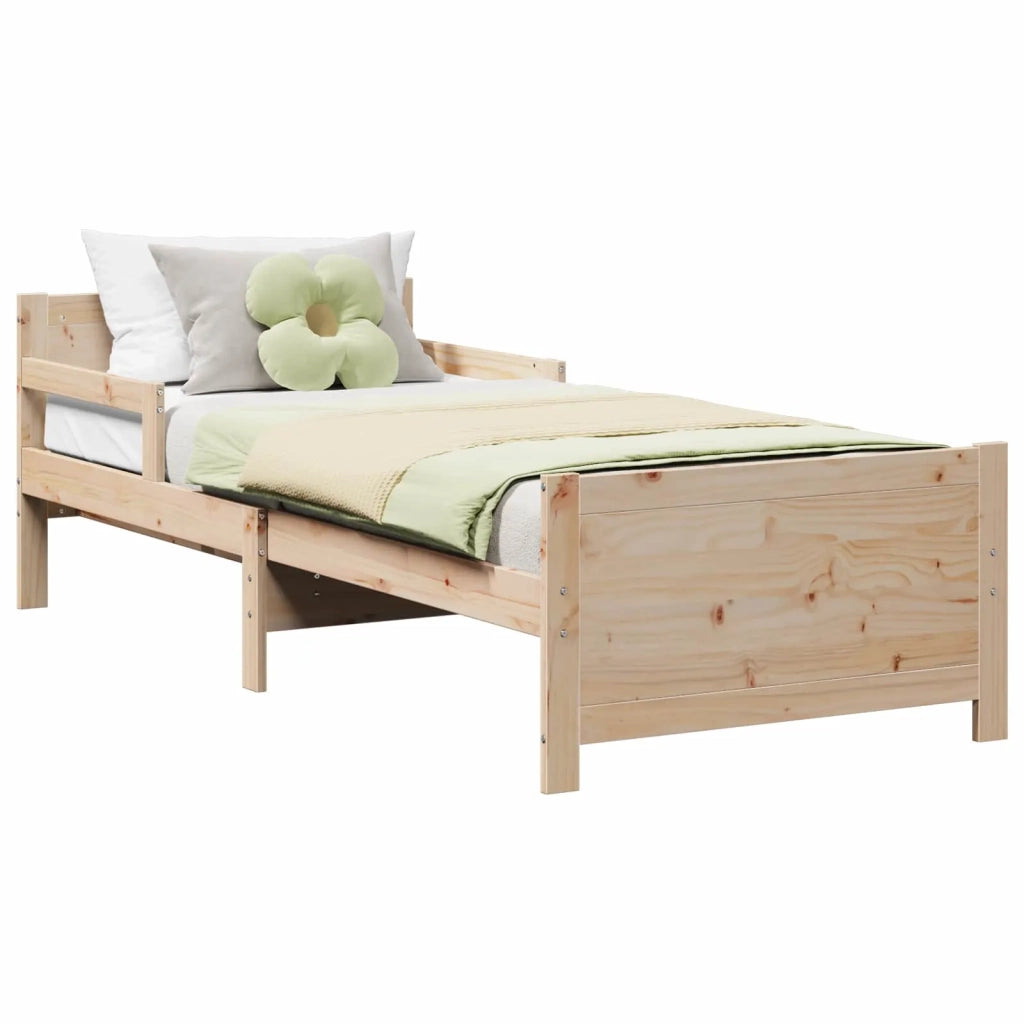 Struttura del letto-Giroletto Marrone 80 x 200 cm Legno multistrato 829183