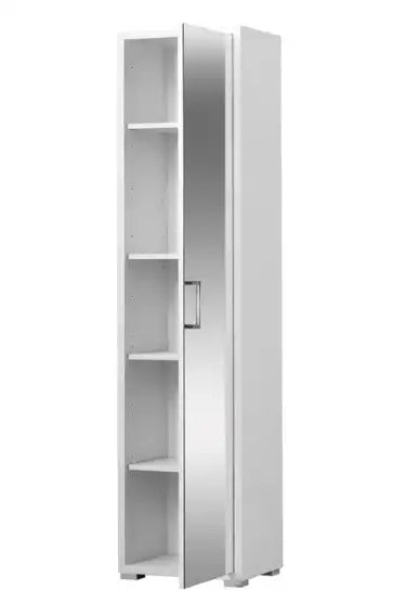 Colonna 1 anta bianco+specchio già montato L43.7 H175 P33