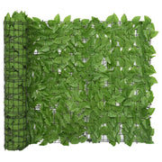 Schermo per balcone schermo per la privacy con foglie 600 x 100 cm verde 02_0010003