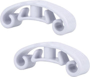 Set di supporto per borse della spesa con maniglia ergonomico per borse della spesa e secchi (bianco)
