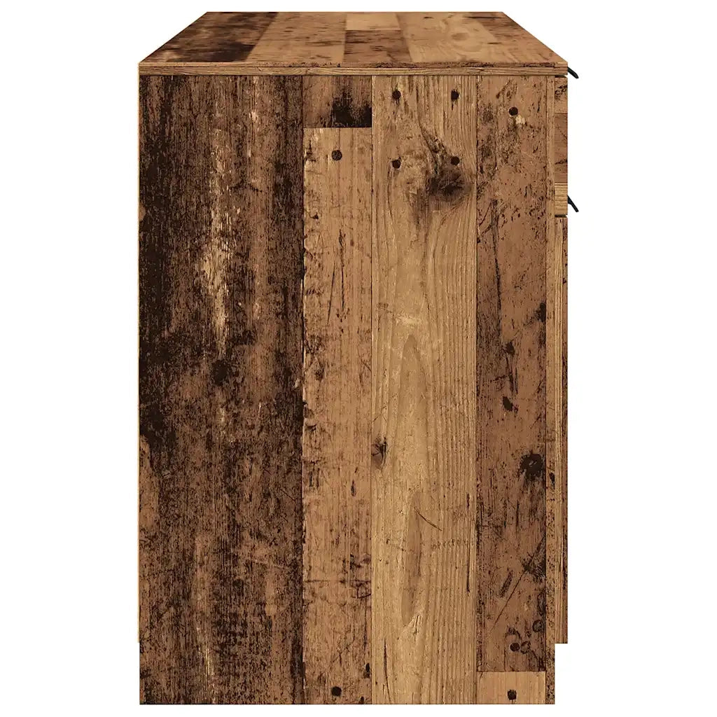 Scrivania Legno Antico 100x50x75 cm in Truciolato 856995