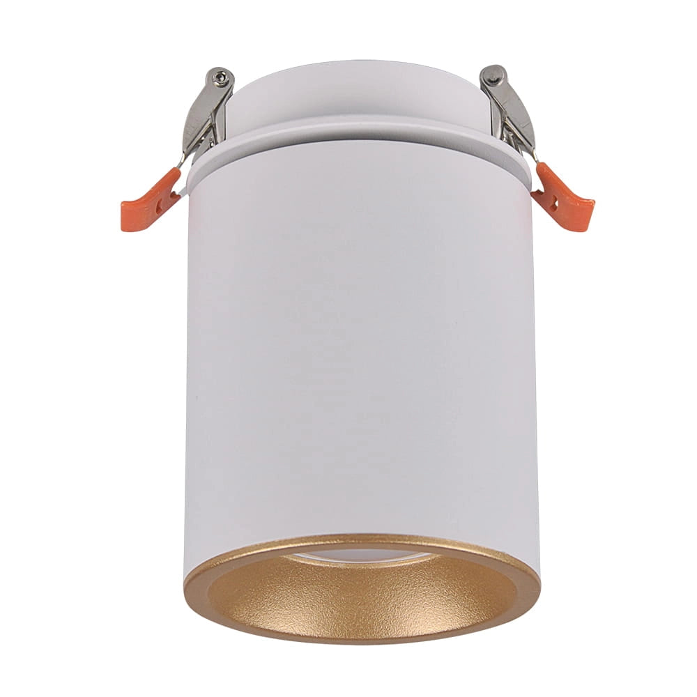 Faretto incasso orientabile GU10 bianco oro Pallas Polux