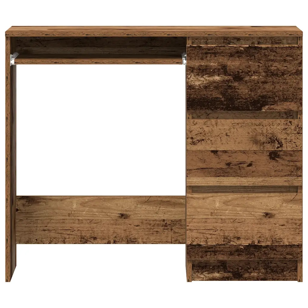 Scrivania Legno Antico 90x45x76 cm in Legno Multistrato 861142