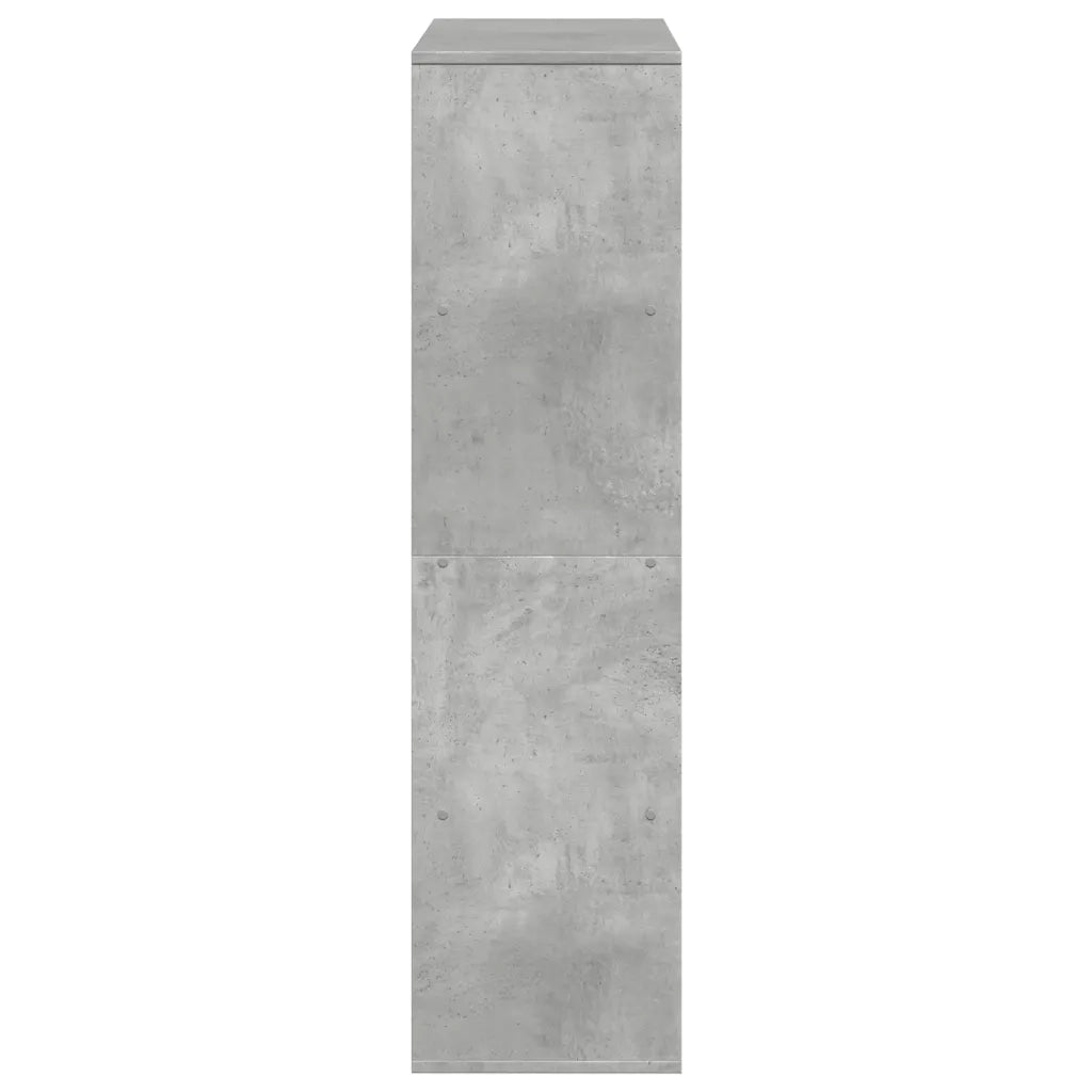 Libreria Grigio Cemento 100x33x125,5 cm in Legno Multistrato 3309333