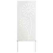 Schermo per privacy in giardino Traforo Bianco 50 x 140 cm CFW3583766