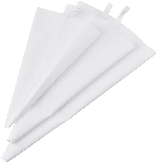 Set di Spennelli in Silicone Reutilizzabili - Professionale - 3 Dimensioni - Per Torte/Cupcake - Adatto per Spennelli con Tasche