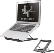 Supporto portatile per laptop per una postura di lavoro ergonomico