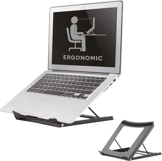 Supporto portatile per laptop per una postura di lavoro ergonomico