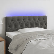 Testiera a LED Grigio Scuro 90x7x78/88 cm in Velluto 3121985