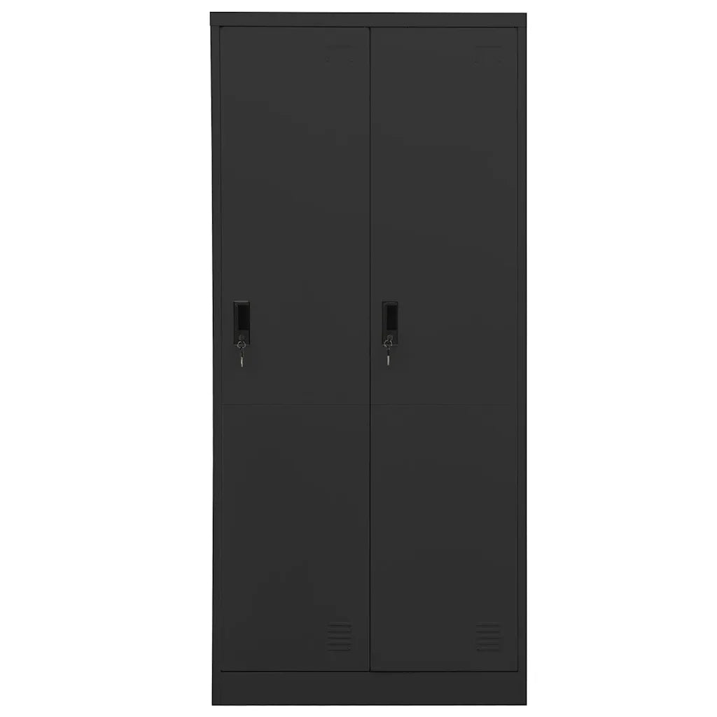 Armadio Antracite 80x50x180 cm in Acciaio CFW3396076