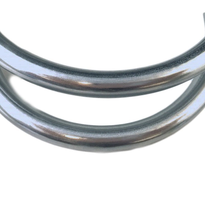 Tubo flessibile per doccia argento liscio in pvc, lungo 150 cm