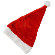 MAURY'S CAPPELLO BABBO NATALE FINITURA PELUCHE DIAMETRO 27 CM 36H CM 10 PZ